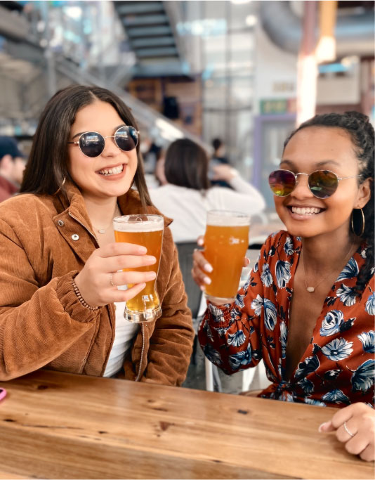 Happy hour beers