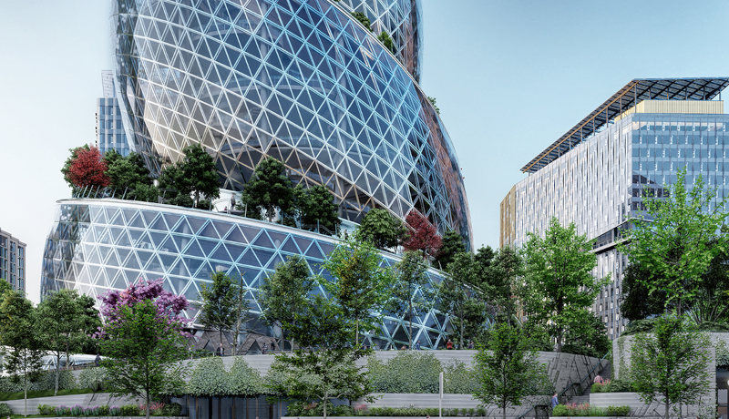 Amazon HQ2 building